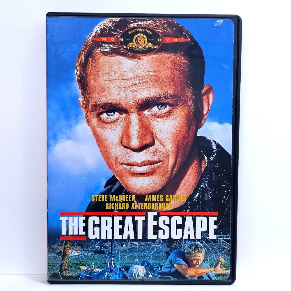 MGM The Great Escape DVD‎ Steve McQueen 1963 War Movie Widescreen NTSC 1998